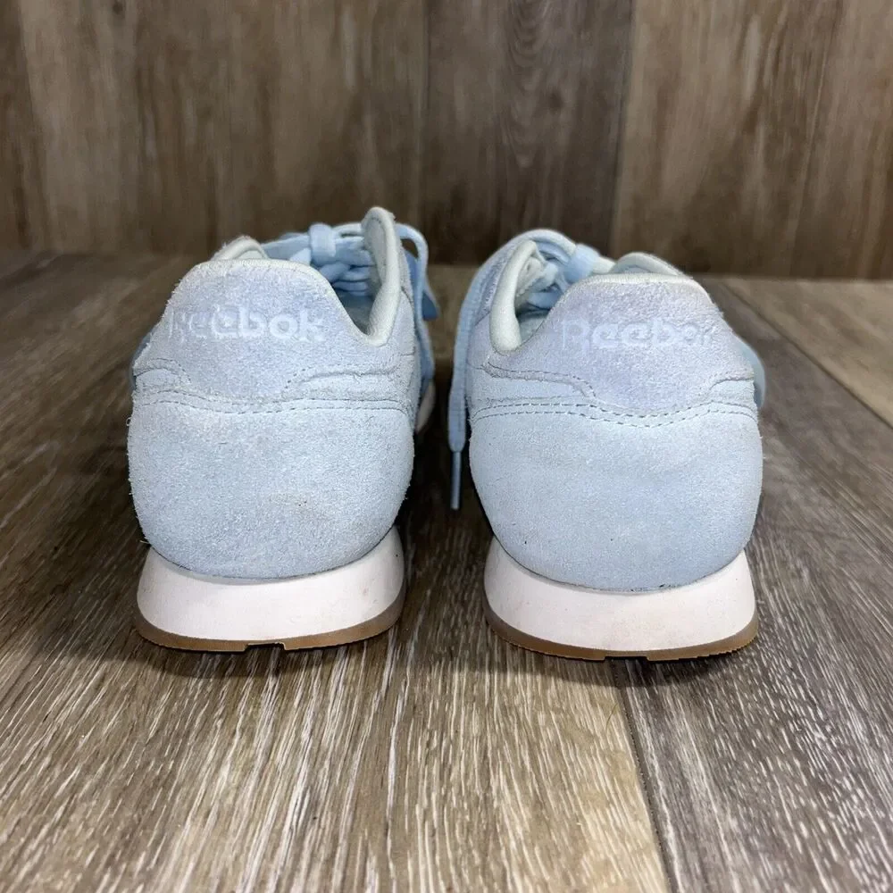 Reebok Classic 059503 Light Blue Suede Athletic Youth US Size 6 Sneaker Shoes